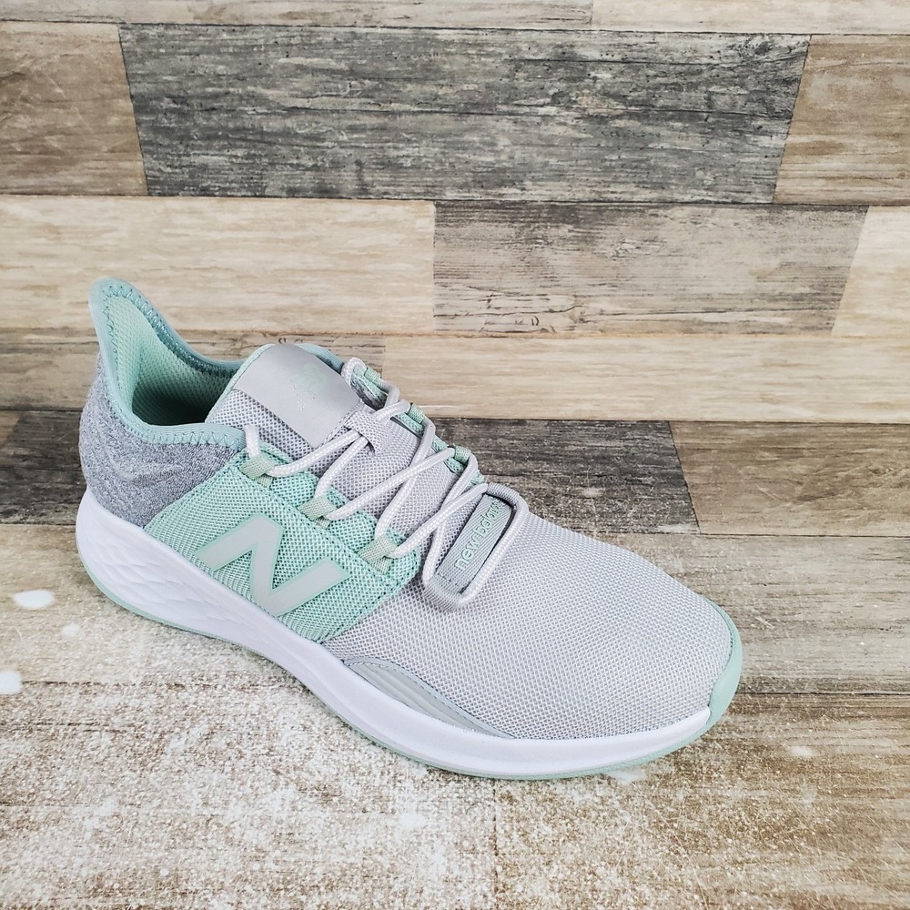New Balance Fresh Foam Roav Womens Golf Cleats Sz 7.5 Gray Mint Spikeless Shoe